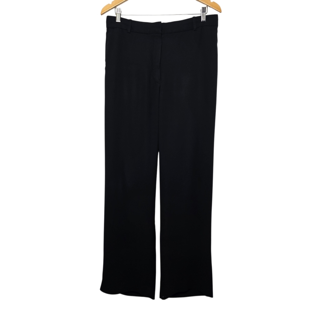 Babaton Aritzia Black High-Rise Wide Leg Women’s Sz 12 Pants Contemporary Office